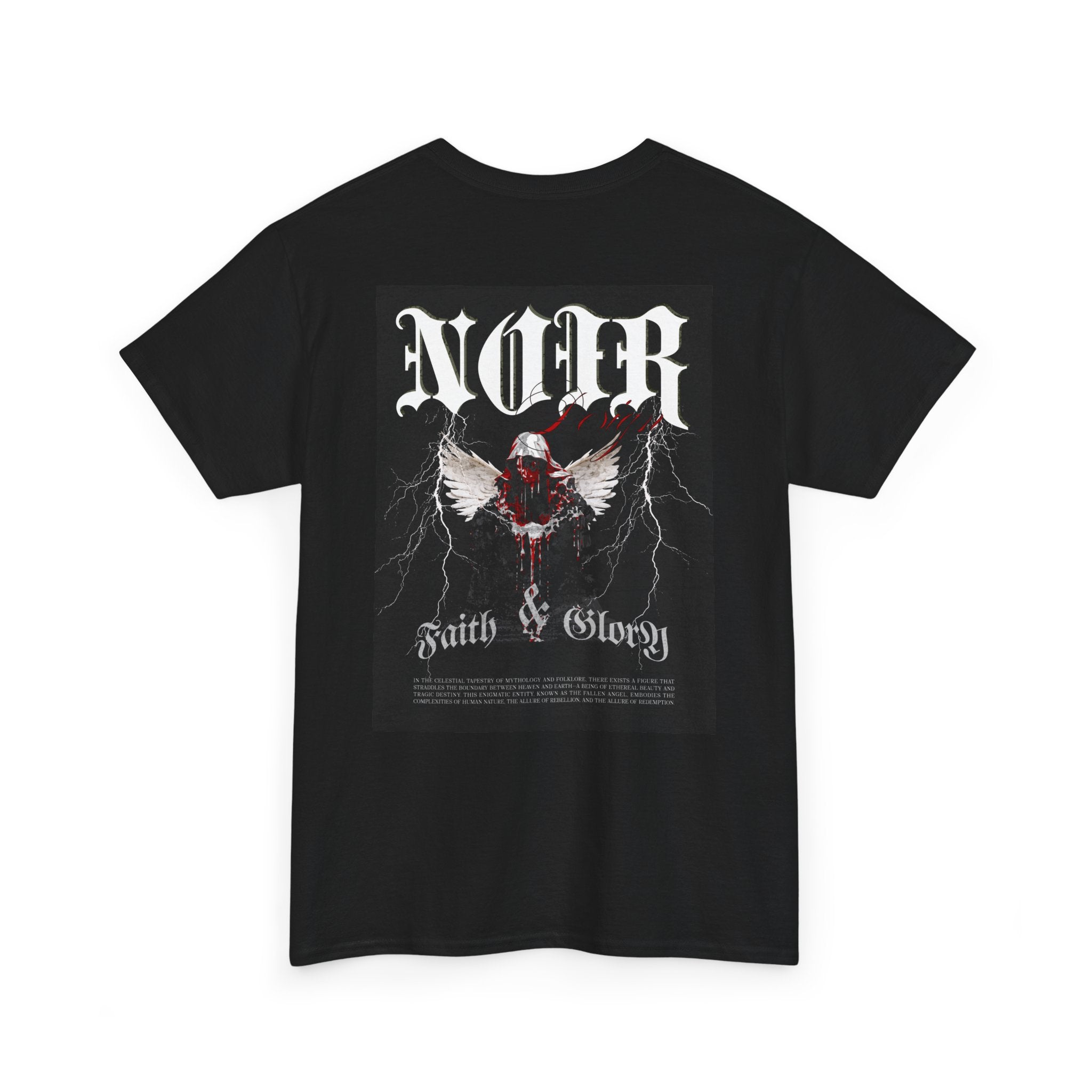 Noir Gothic Tee — NOIR – Gotické streetwear tričko