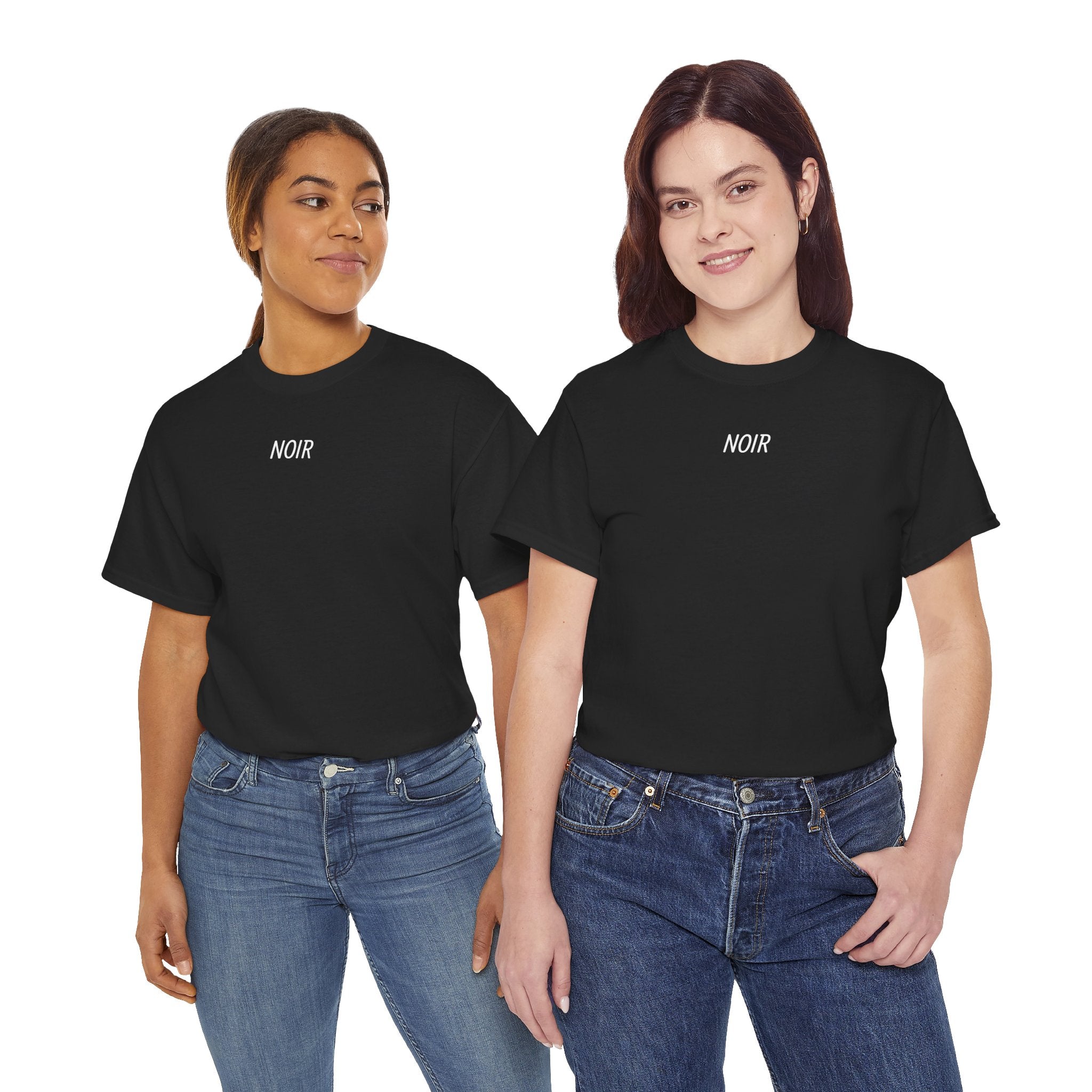 Noir Graphic T-Shirt — Gothic Woman – tričko s výrazným zadním potiskem