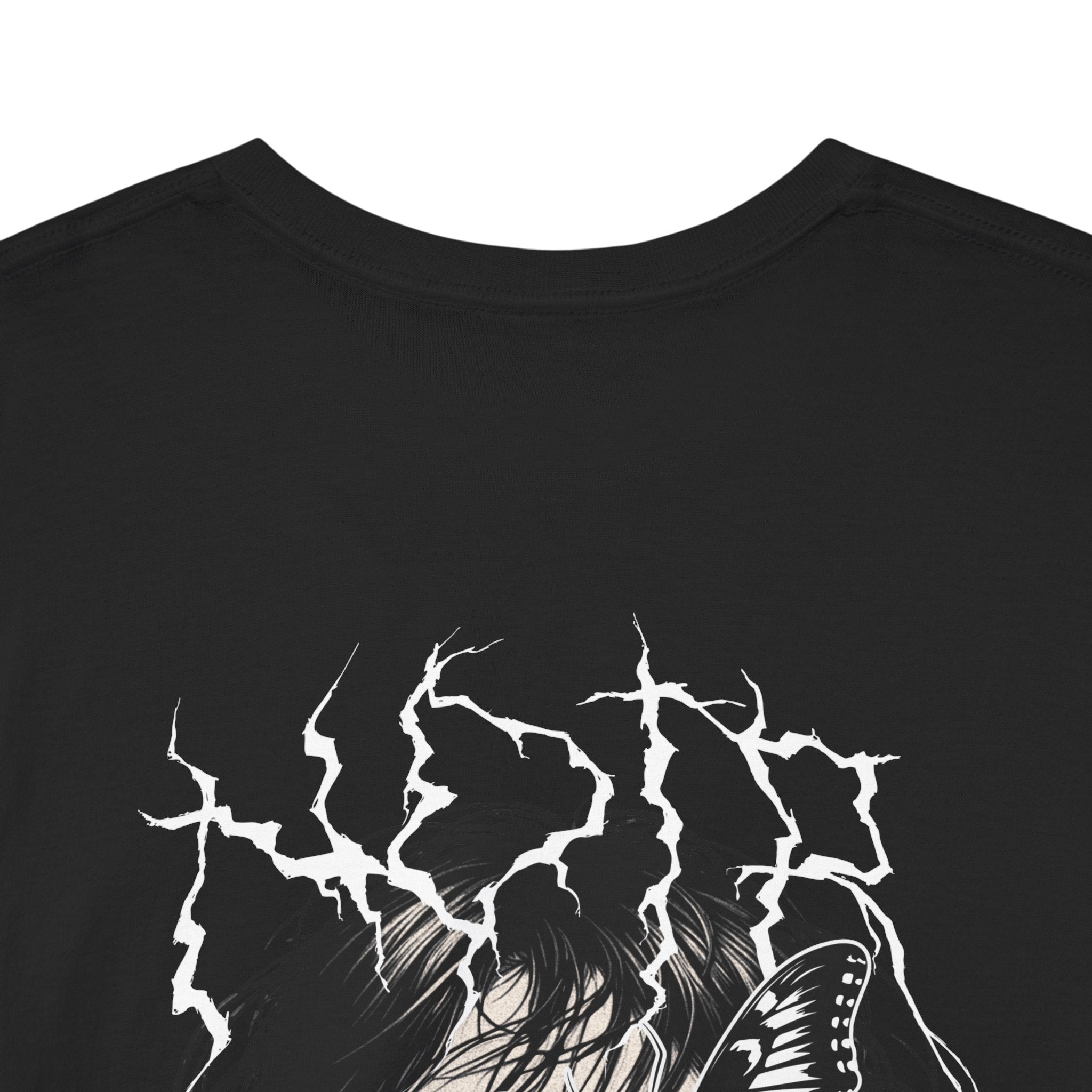 Noir Graphic T-Shirt — Gothic Woman – tričko s výrazným zadním potiskem