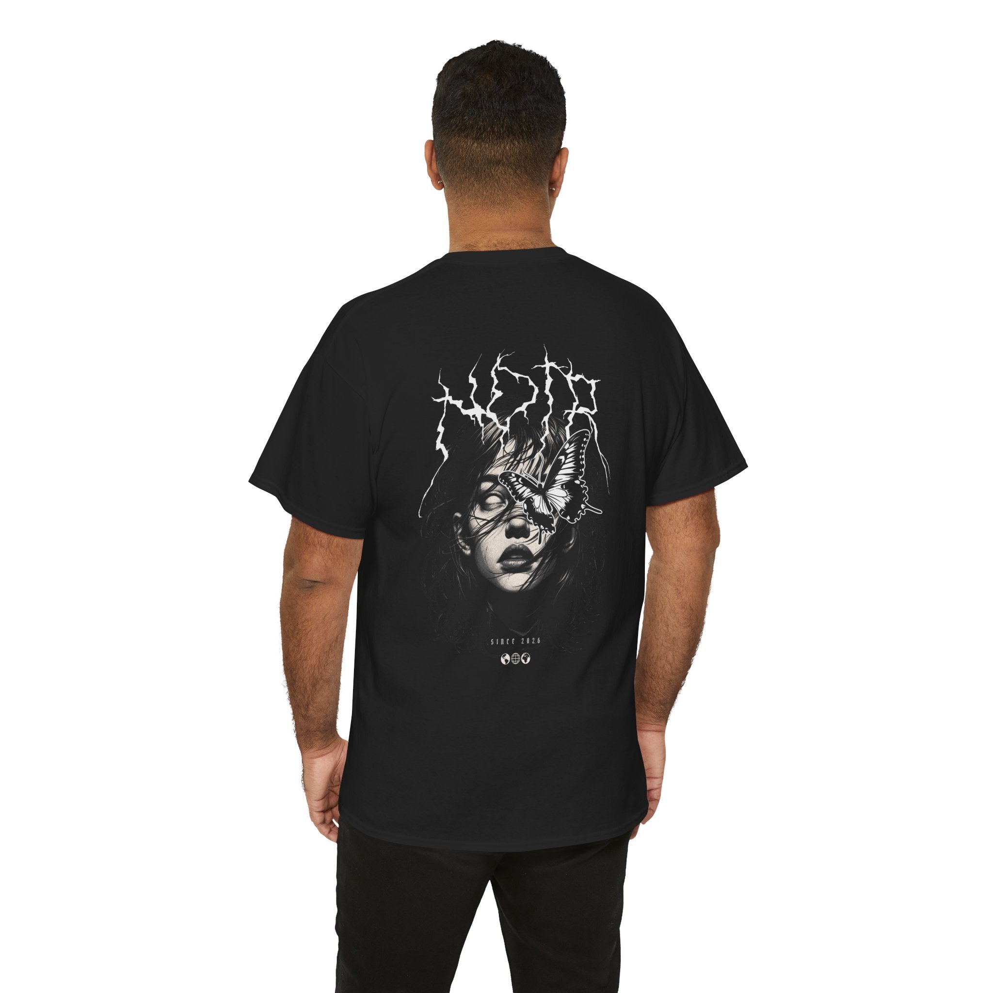 Noir Graphic T-Shirt — Gothic Woman – tričko s výrazným zadním potiskem